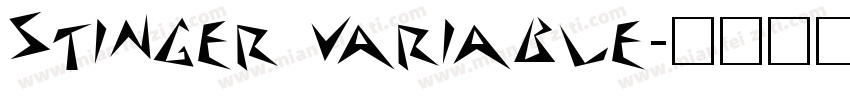Stinger Variable字体转换